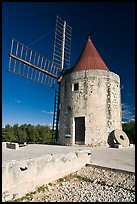 Alphonse Daudet Moulin, Fontvielle. Provence, France (color)