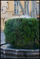 Fountain, Cours Mirabeau. Aix-en-Provence, France (color)