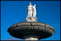 La Rotonde fountain. Aix-en-Provence, France (color)