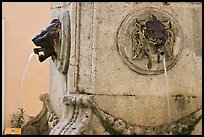 Fountain detail. Aix-en-Provence, France (color)