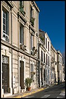 Old townhouses. Arles, Provence, France ( color)