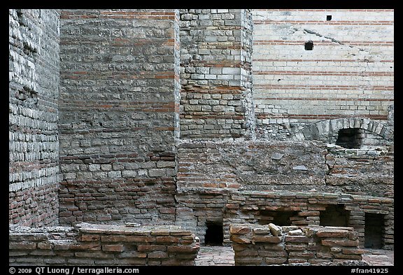 Thermes de Constantin. Arles, Provence, France (color)