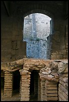 Detail of Roman Bath. Arles, Provence, France