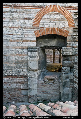 Thermae of of Constantine. Arles, Provence, France (color)