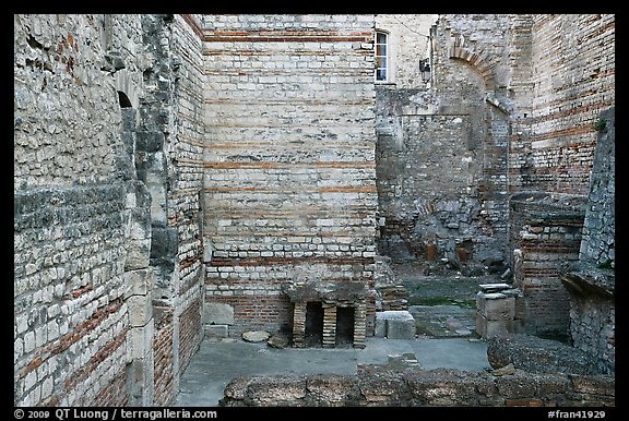 Baths of Constantine. Arles, Provence, France (color)