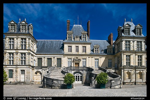 Palace of Fontainebleau. France