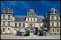 Palace of Fontainebleau. France ( color)