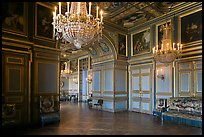 Entrance of the Louis 13 room, Fontainebleau Palace. France