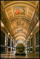 Library, palace of Fontainebleau. France