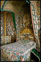 Queen's room, Fontainebleau Palace. France (color)