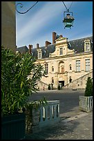 Fountain court, Fontainebleau Palace. France ( color)