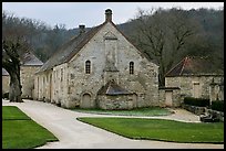 Cistercian Abbey of Fontenay. Burgundy, France ( color)