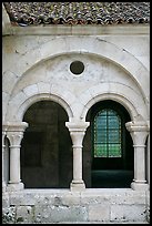 Arches, common room, Fontenay Abbey. Burgundy, France