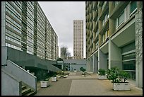 High-rise residential towers, Olympiades. Paris, France