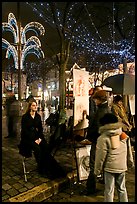 Portraitist at work, Place du Tertre, Montmartre. Paris, France ( color)