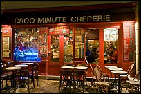Creperie, Montmartre. Paris, France ( color)