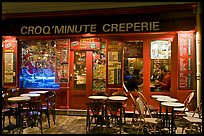 Creperie, Montmartre. Paris, France