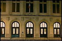Main entrance of Sorbonne University. Quartier Latin, Paris, France (color)