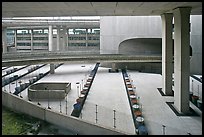 Concrete structures, Roissy Charles de Gaulle Airport. France