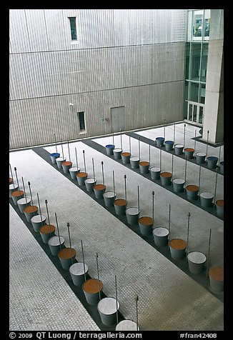Contemporary art installation, Roissy Charles de Gaulle Airport. France