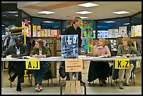 Voting booth, 2008 French presidential election. Paris, France ( color)