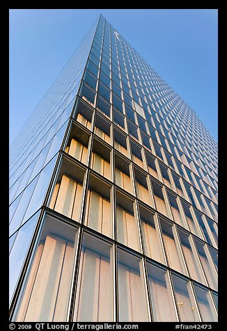 Tower of National Library of France. Paris, France