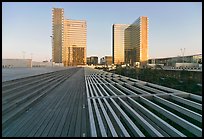 National Library (BnF), architect Dominique Perrault. Paris, France (color)