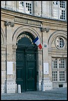 Entrance of the Institut de France. Quartier Latin, Paris, France ( color)