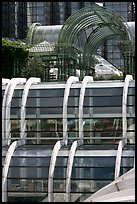Detail of modern architecture, Forum des Halles. Paris, France ( color)