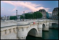 Pont Neuf at sunset. Paris, France (color)