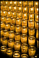 Candles, Notre-Dame cathedral. Paris, France (color)