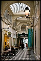 Covered passage between streets. Paris, France