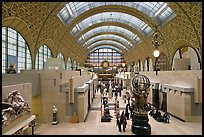 Orsay Museum, housed in the former railway station, Gare d'Orsay. Paris, France ( color)