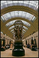 Sculpture by Jean-Baptiste Carpeaux, The Four Parts of the World, in Orsay Museum. Paris, France