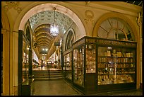 Bookstore in passage Vivienne. Paris, France