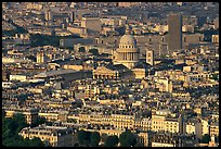 The Quartier Latin seen from the Montparnasse Tower, late afternoon. Quartier Latin, Paris, France ( color)