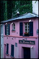 La Maison Rose, Montmartre. Paris, France ( color)