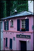 La Maison Rose, Montmartre. Paris, France