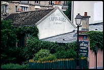 Au Lapin Agile, a famous historic cabaret, Montmartre. Paris, France (color)