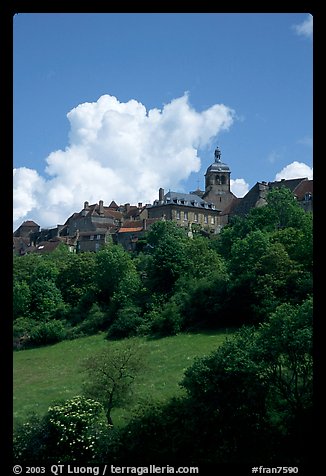 Hill of Vezelay. Burgundy, France (color)