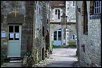 Church grounds, Vezelay. Burgundy, France ( color)