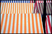 Cloth covers of market stands, Nice. Maritime Alps, France (color)