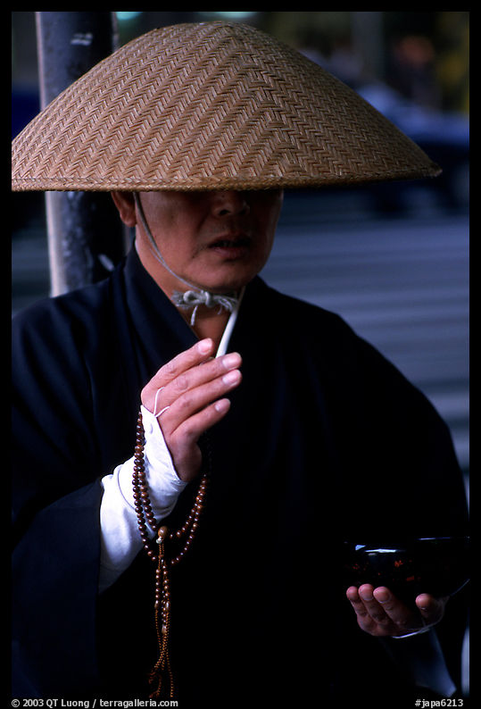 Buddhist monk. Tokyo, Japan