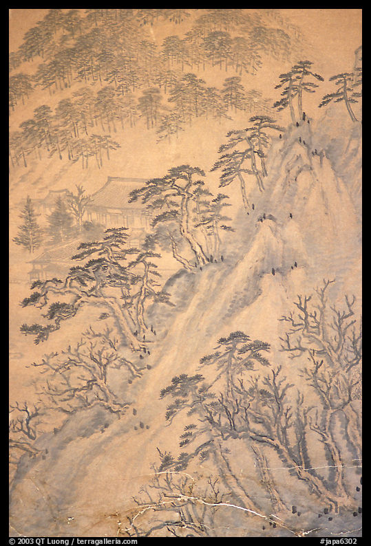 Painted panel. Kyoto, Japan