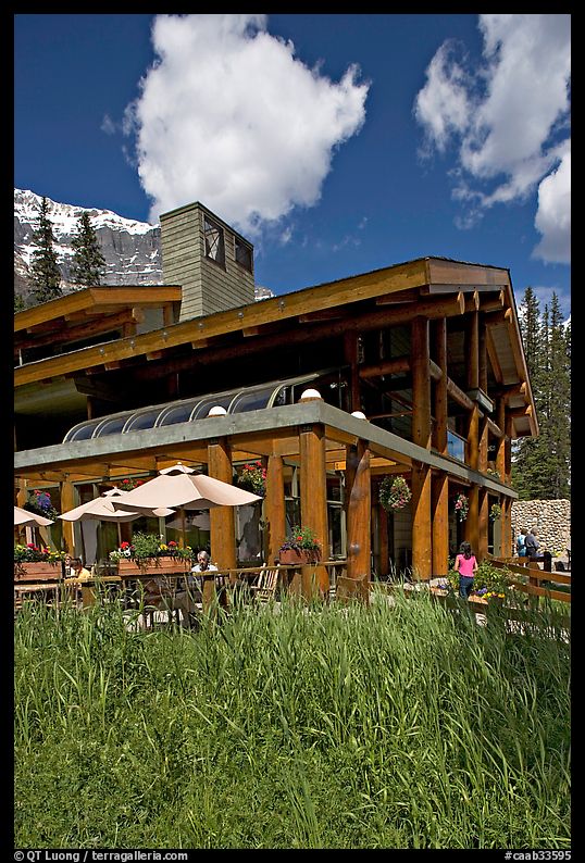 Moraine Lake lodge. Banff National Park, Canadian Rockies, Alberta, Canada
