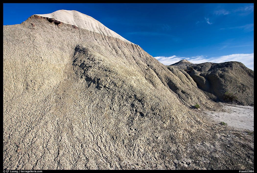 Mudstone with popcorn rock containing smectites, Dinosaur Provincial Park. Alberta, Canada
