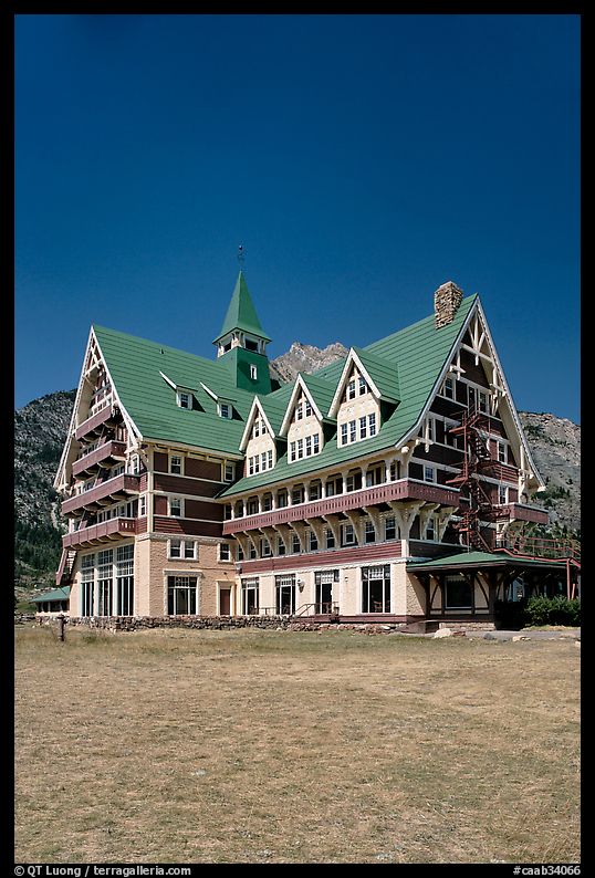 Prince of Wales hotel. Waterton Lakes National Park, Alberta, Canada