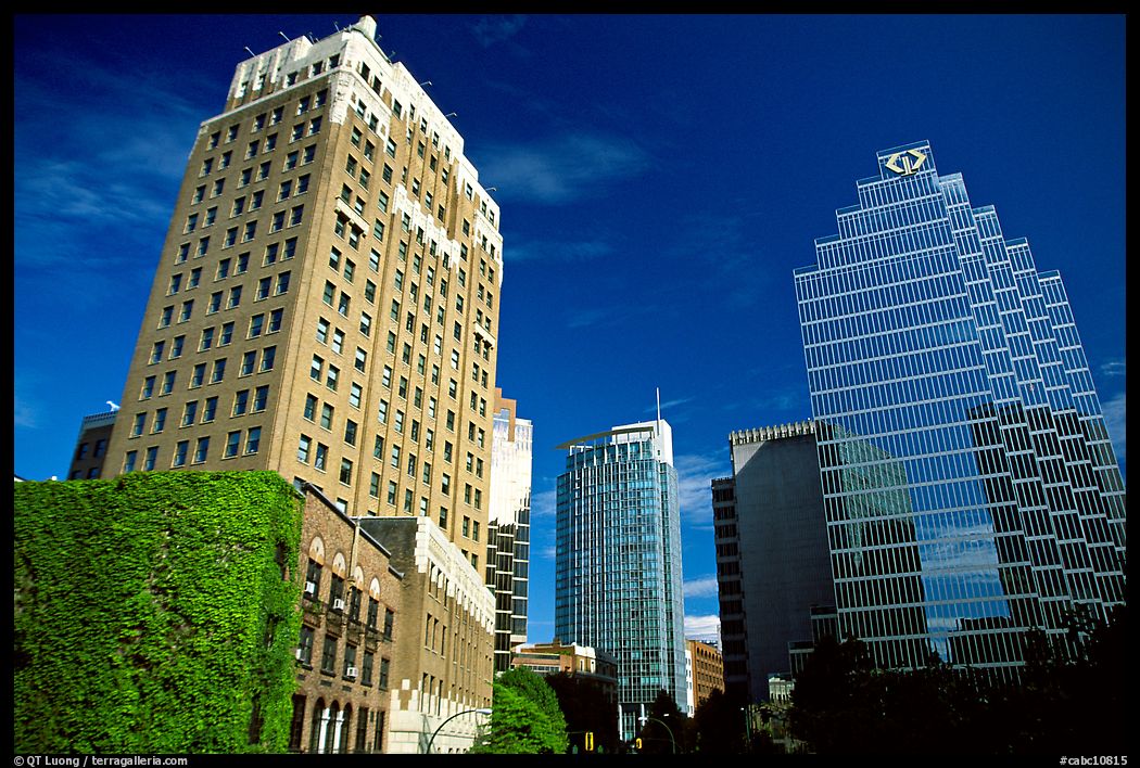High-rise towers. Vancouver, British Columbia, Canada