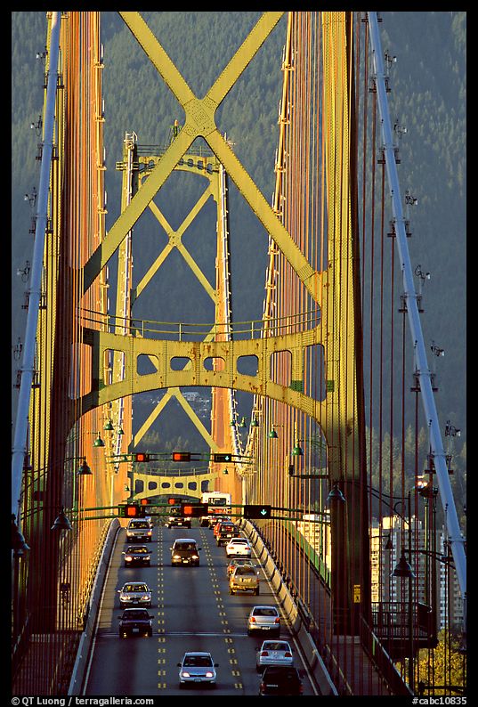 Lions Gate Bridge. Vancouver, British Columbia, Canada