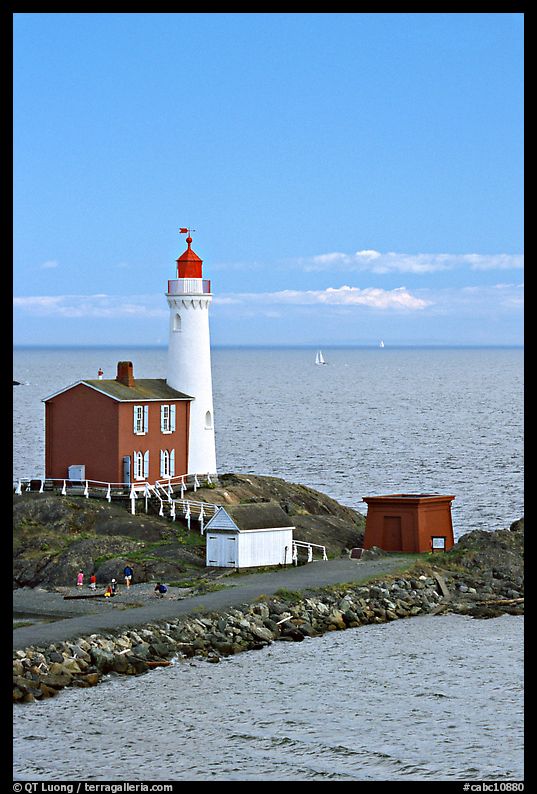 Fisgard Lighthouse National Historic Site. Victoria, British Columbia, Canada